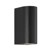 Nordlux Asbol dobbelt væglampe matsort